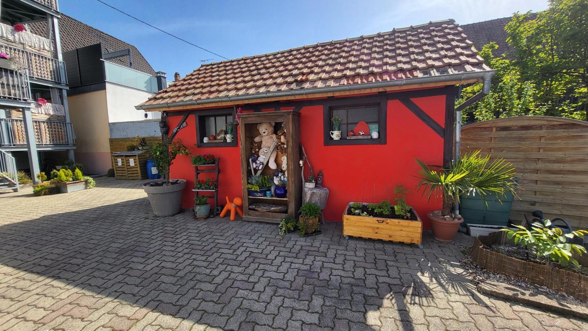 Ferienwohnung Au Gre De L'Ill 'Les Cigognes' Horbourg Exterior foto